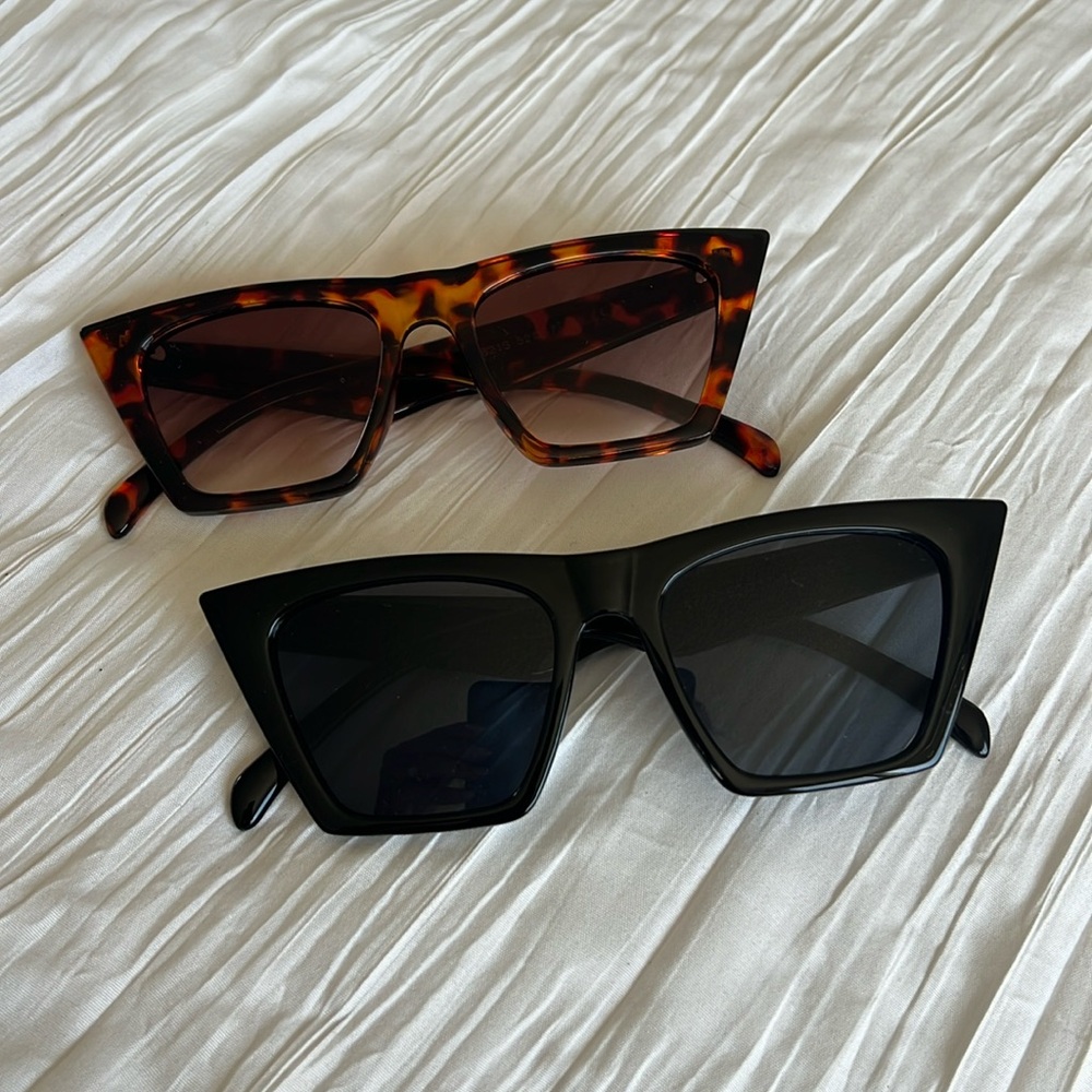Brand new tortoise and black sunglasses